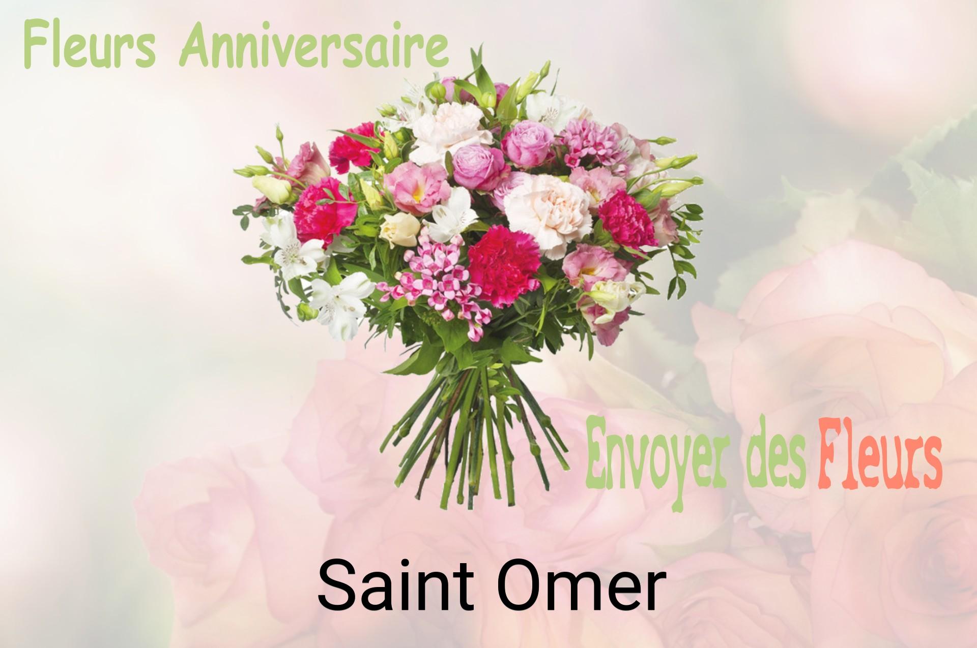 Bouquet de fleurs d’anniversaire livré à Saint-Omer