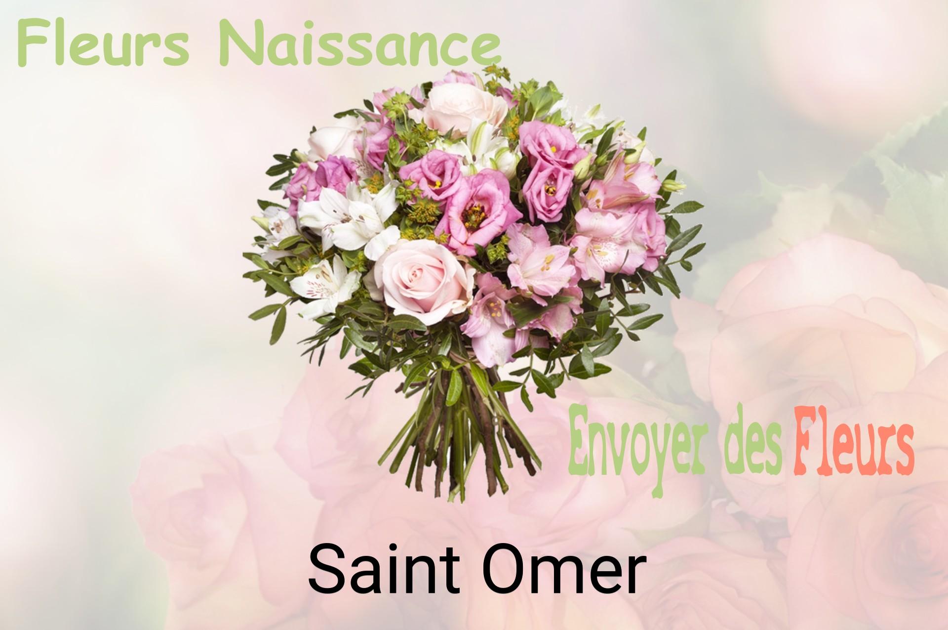 Bouquet de fleurs de naissance livré à Saint-Omer